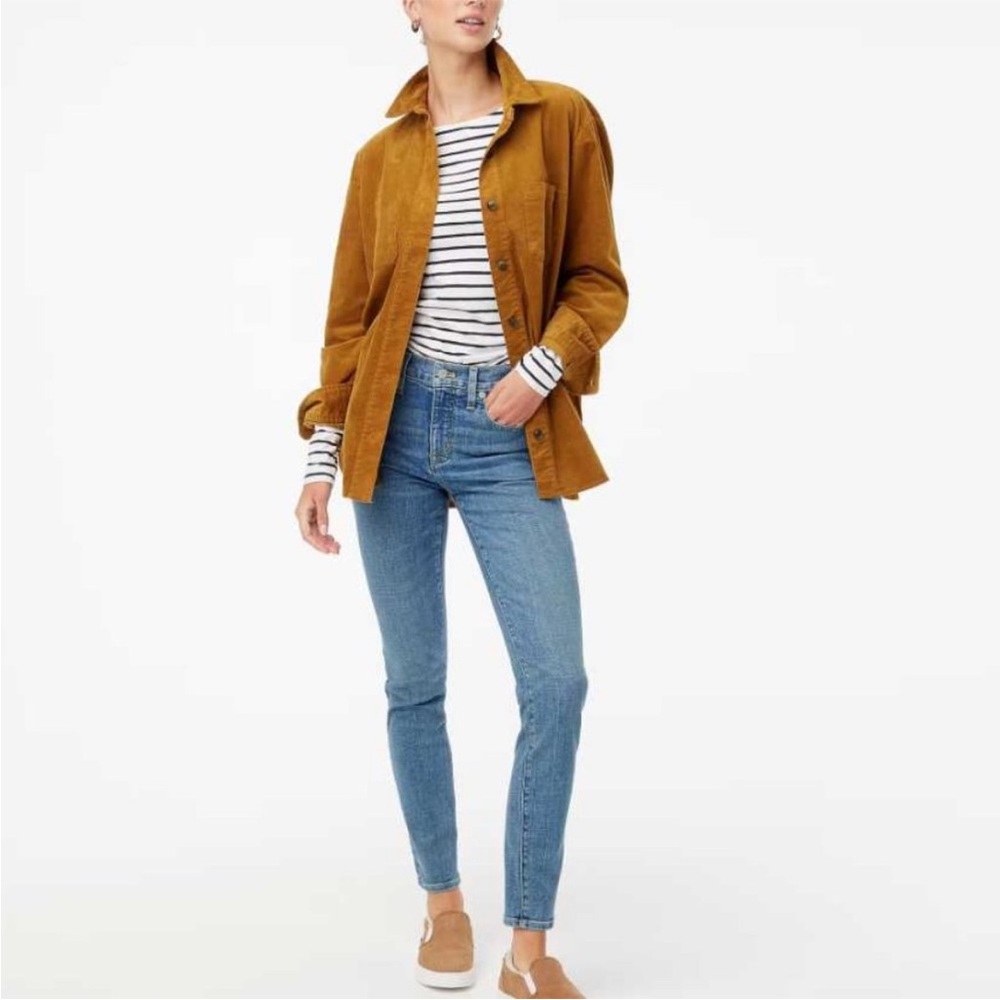 JCrew Factory NWT Copper Size Small Corduroy Shacket